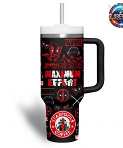 Deadpool Merc Academy Stanley Tumbler Cup