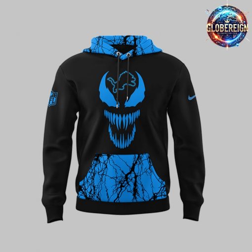 Detroit Lions Venom Dark Mode 2025 Hoodie