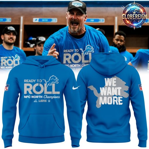 Detroit Lions 2024 NFC North Division Champions Hoodie