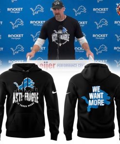 Detroit Lions 2025 We Want More Limited Edition Black Hoodie