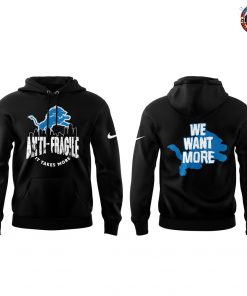 Detroit Lions 2025 We Want More Limited Edition Black Hoodie