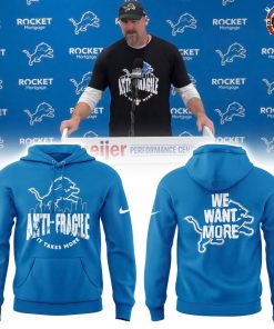 Detroit Lions 2025 We Want More Limited Edition Blue Hoodie