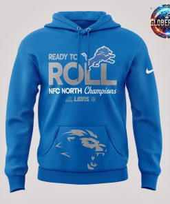 Detroit Lions NFC North Champions Blue Hoodie