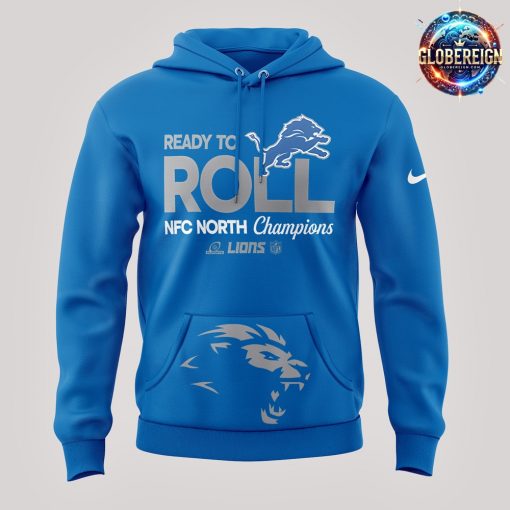 Detroit Lions NFC North Champions Blue Hoodie