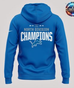 Detroit Lions NFC North Champions Blue Hoodie