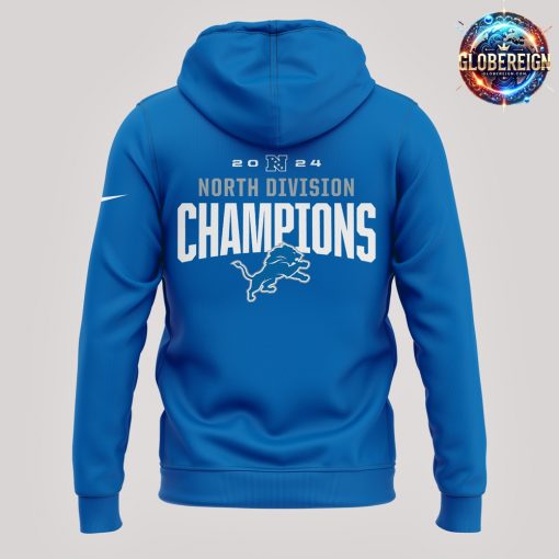 Detroit Lions NFC North Champions Blue Hoodie