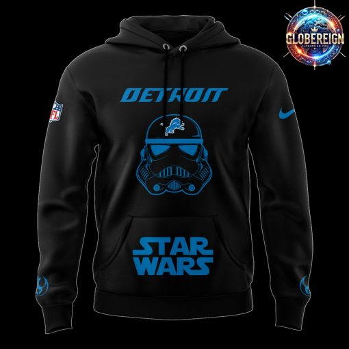 Detroit Lions x Star Wars Gift For Fan 2025 Black Hoodie