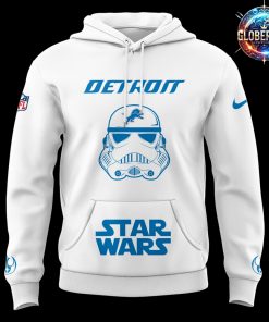 Detroit Lions x Star Wars Gift For Fan 2025 White Hoodie