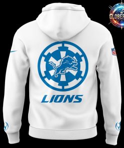 Detroit Lions x Star Wars Gift For Fan 2025 White Hoodie