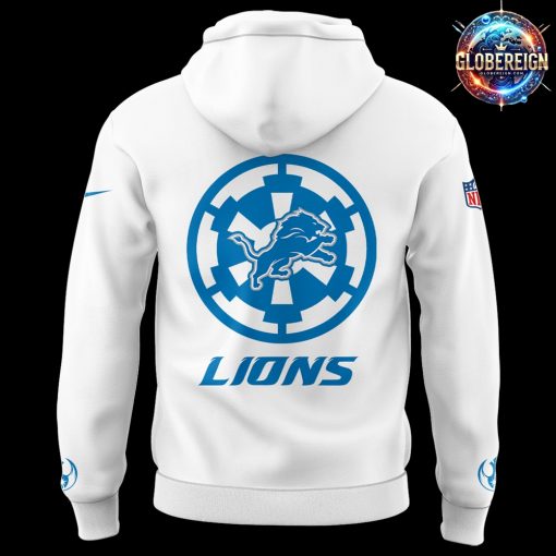 Detroit Lions x Star Wars Gift For Fan 2025 White Hoodie