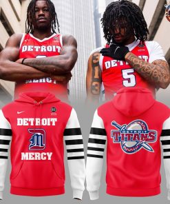 Detroit Mercy Titans mens basketball Our City Uniform Hoodie