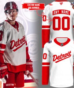 Detroit Red Wings 2025 Stadium Series Custom Hockey Jersey