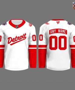 Detroit Red Wings 2025 Stadium Series Custom Hockey Jersey