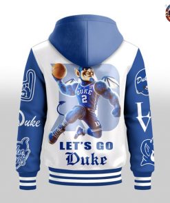 Duke Blue Devils Lets Go Duke Special Edition Hooded Baseball Jacket