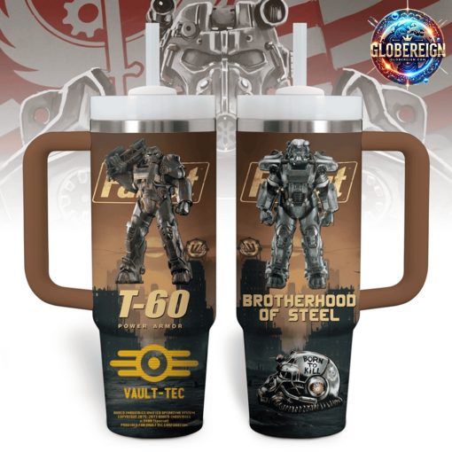 Fallout T60 Power Armor Stanley Tumbler Cup