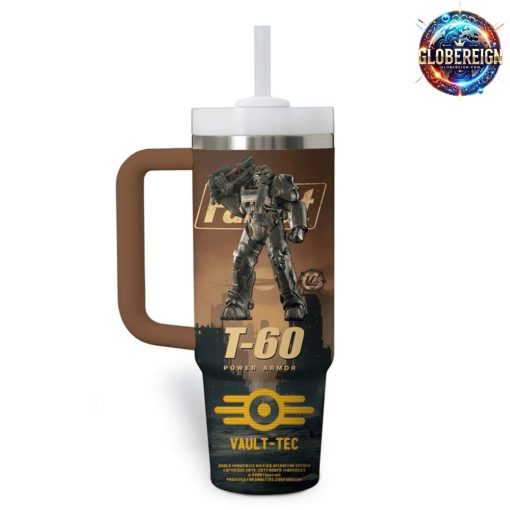 Fallout T60 Power Armor Stanley Tumbler Cup