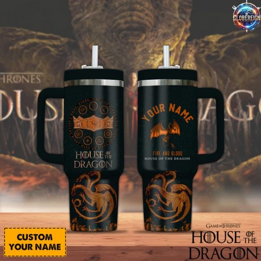 Fire And Blood House Of The Dragon Stanley Tumbler Cup