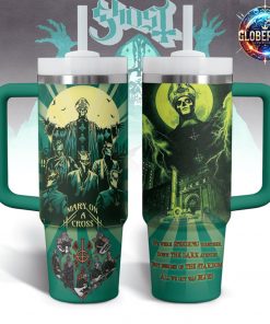 Ghost Mary On Cross Stanley Tumbler Cup 40oz