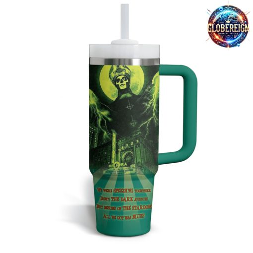 Ghost Mary On Cross Stanley Tumbler Cup 40oz