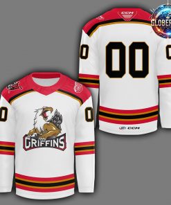 Grand Rapids Griffins CCM Quicklite 2024 White Hockey Jersey