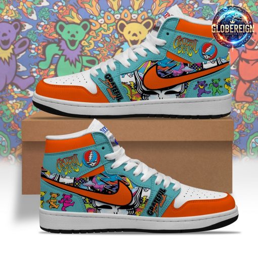 Grateful Dead Style Nike Air Jordan 1 Sneaker