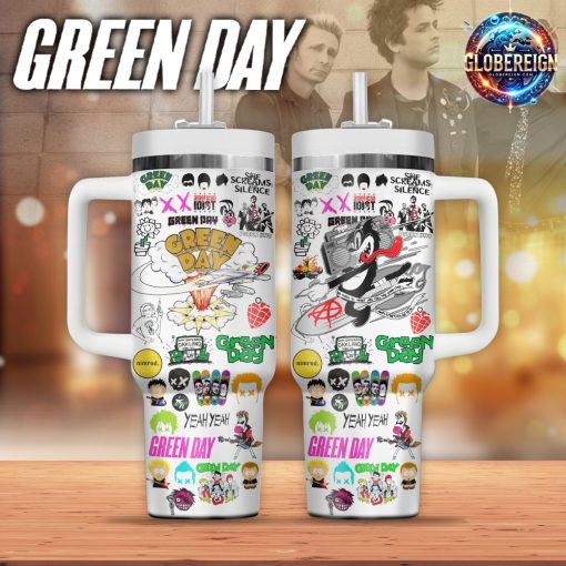 Green Day Band Limited Edition Stanley Tumbler Cup