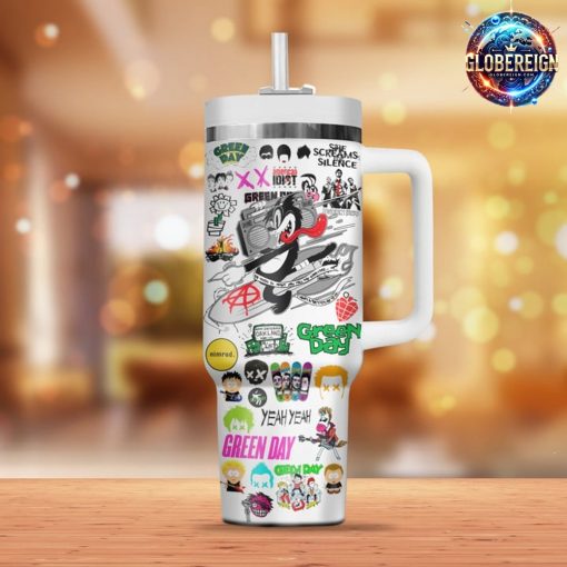 Green Day Band Limited Edition Stanley Tumbler Cup