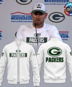 Head Coach Matt LaFleur Green Bay Packers 2024 Baseball Jacket