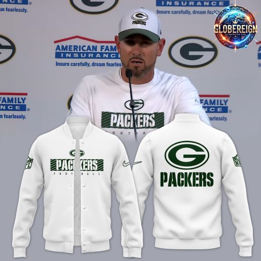 Head Coach Matt LaFleur Green Bay Packers 2024 Baseball Jacket