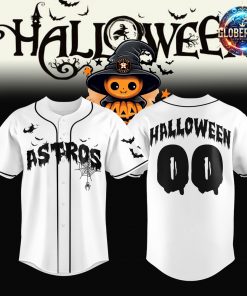 Houston Astros Happy Halloween 2024 Custom Baseball Jersey