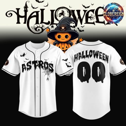 Houston Astros Happy Halloween 2024 Custom Baseball Jersey