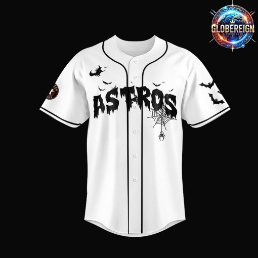 Houston Astros Happy Halloween 2024 Custom Baseball Jersey