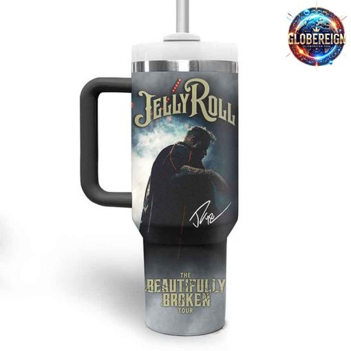 Jelly Roll Beautifully Broken Tour 2024 Stanley Tumbler Cup