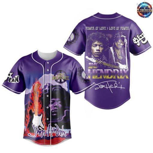 Jimi Hendrix Limited Edition New Baseball Jersey