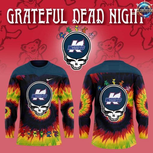 Kalamazoo Wings x Grateful Dead Night Special Hockey Jersey