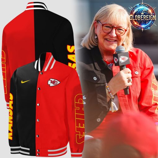 Kansas City Chiefs Black Red Varsity Jacket