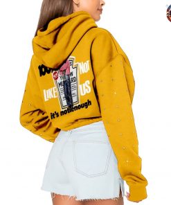 Kendrick Lamar Rhinestone Cropped Pullover Hoodie