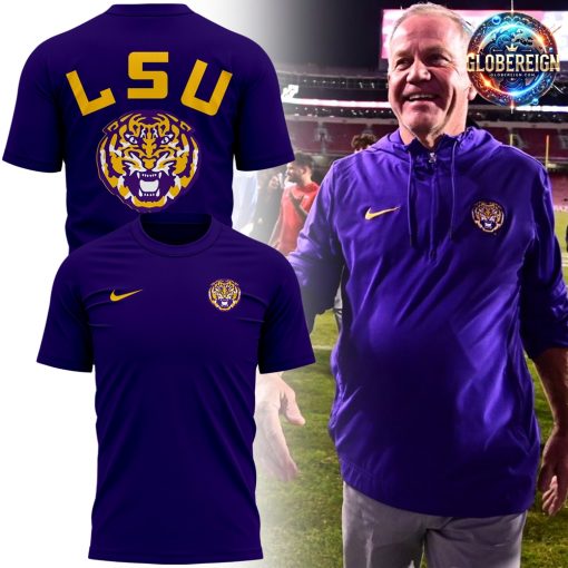 LSU Tigers Football Nike 2024 Royal Purple T-Shirt