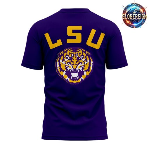 LSU Tigers Football Nike 2024 Royal Purple T-Shirt