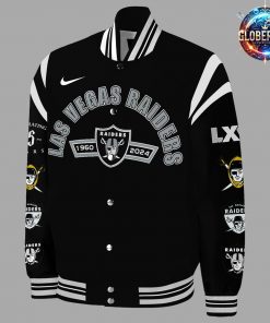 Las Vegas Raiders 65th Anniversary Baseball Jacket