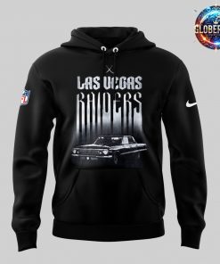 Las Vegas Raiders Vintage Car Graphic Hoodie