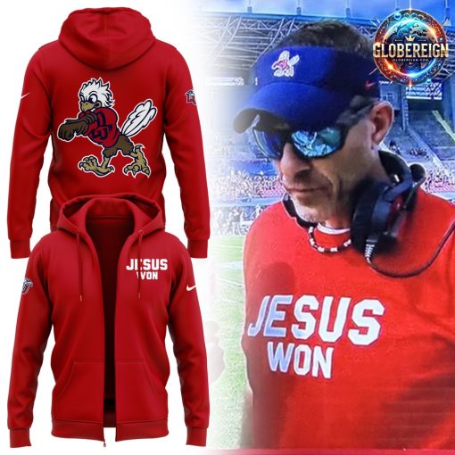 Liberty Flames Jamey Chadwell Special Red Zip Hoodie