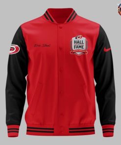 Limited Carolina Hurricanes Eric Staal Hall of Fame Baseball Jacket