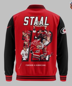 Limited Carolina Hurricanes Eric Staal Hall of Fame Baseball Jacket