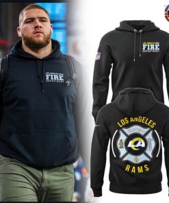 Limited Edition Los Angeles Rams Fire Department Hoodie