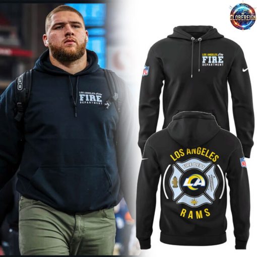 Limited Edition Los Angeles Rams Fire Department Hoodie