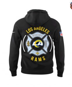 Limited Edition Los Angeles Rams Fire Department Hoodie