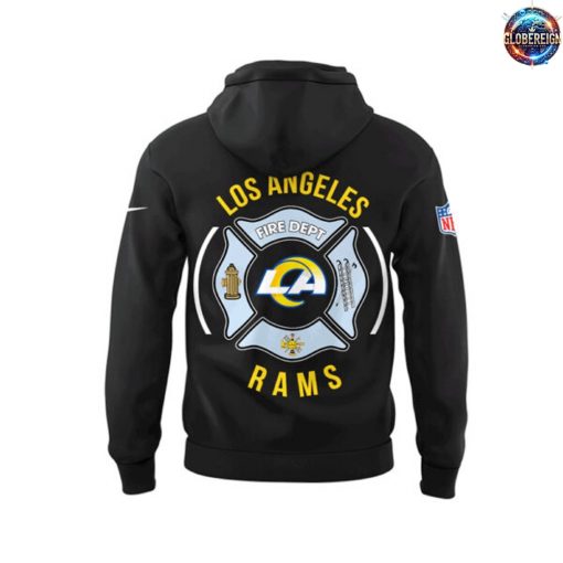 Limited Edition Los Angeles Rams Fire Department Hoodie