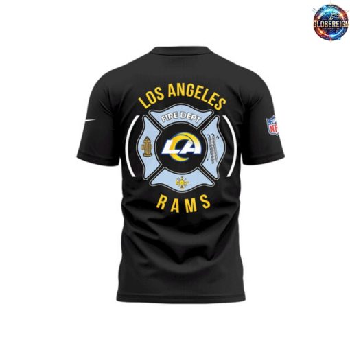 Limited Edition Los Angeles Rams Fire Department T-Shirt