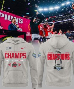 Limited Edition Ohio State Buckeyes Champions Cotton Bowl Grey Hoodie